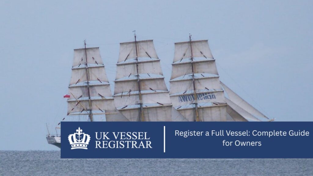Register a Full Vessel
